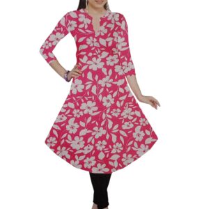 Anarkali Kurti, Pink Color