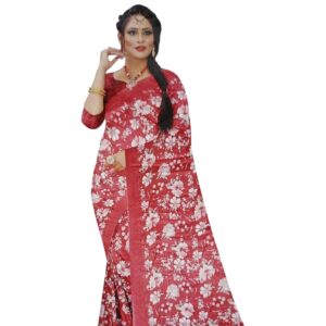 Maroon Silk Saree