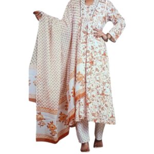 Anarkali Kurta, Bottom & Dupatta Set