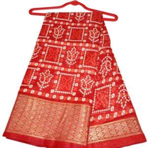 Cotton Silk Red Saree