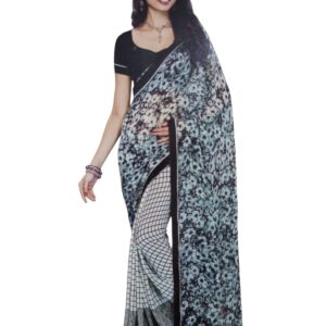 Black Chiffon Saree