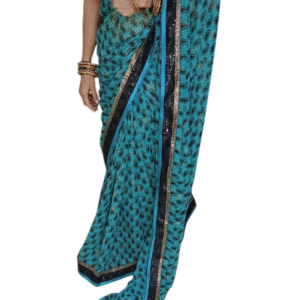 Simar Silk Saree in Blue Color