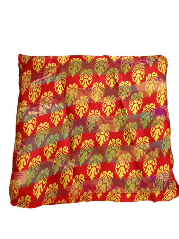 Multicolor Chiffon Saree - Image 7