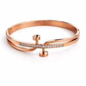 Anti-Tarnish Crystal Line Grace Bracelet