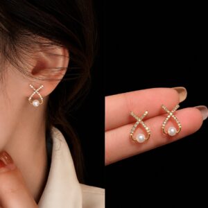 Elegant Pearl Drop Earrings for Women